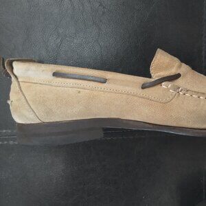 Beautiful IKKS Loafers - Beige Suede -